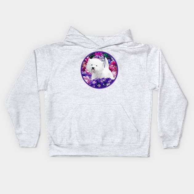 West Highland White Terrier Kids Hoodie by Alpen Designs